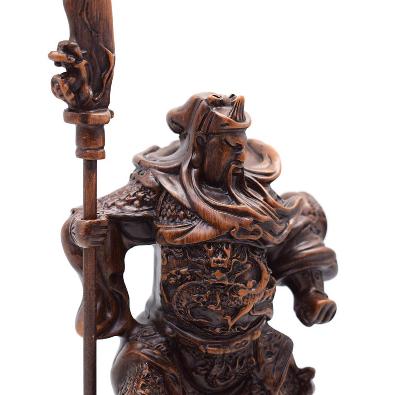 FUNSXBUG Feng Shui Guan Di Statue Figurines - Decor for Home Office or Tabletop, Good Luck Gift - Image 3